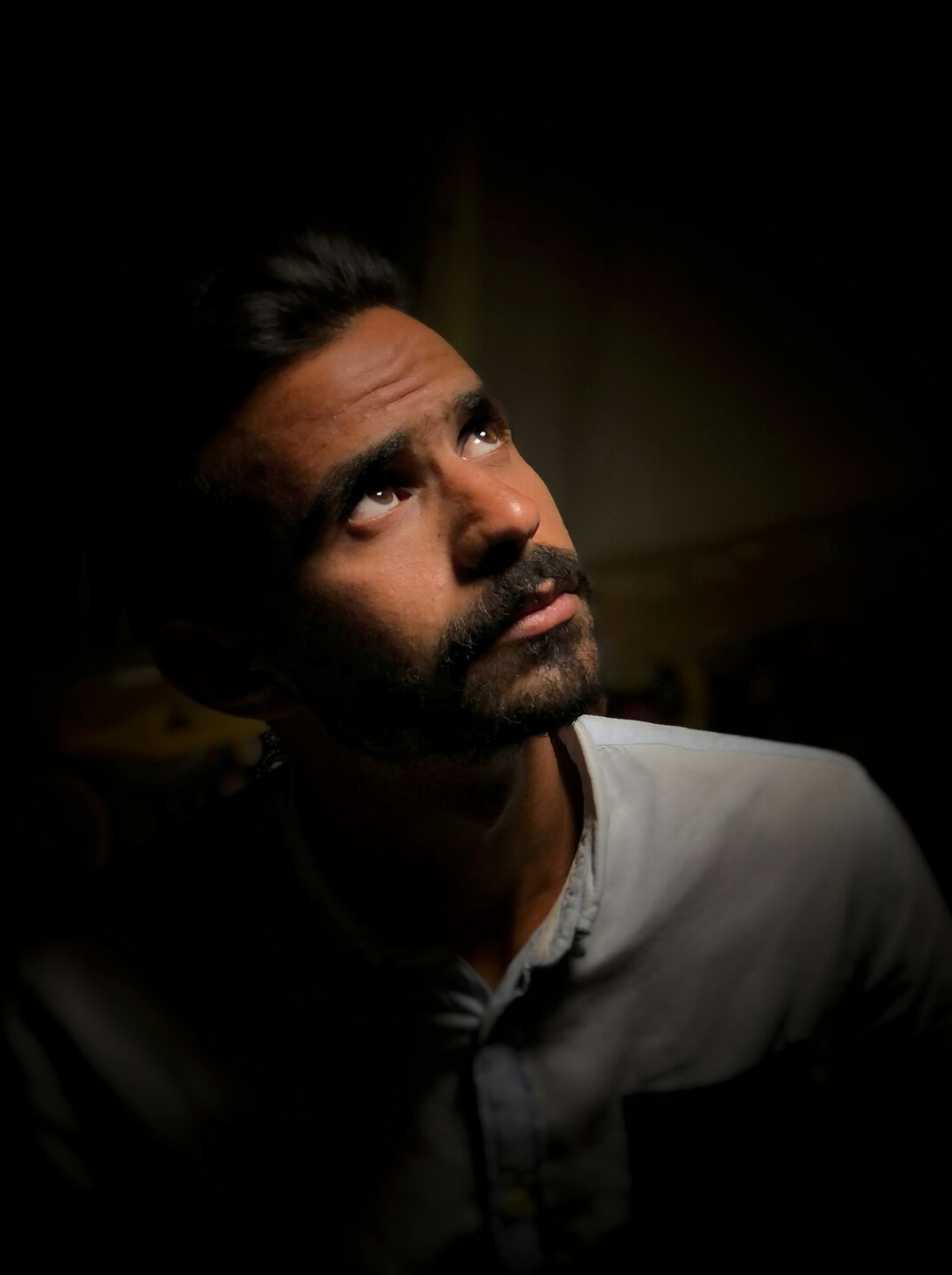 Studio portrait of a Portuguese man editor