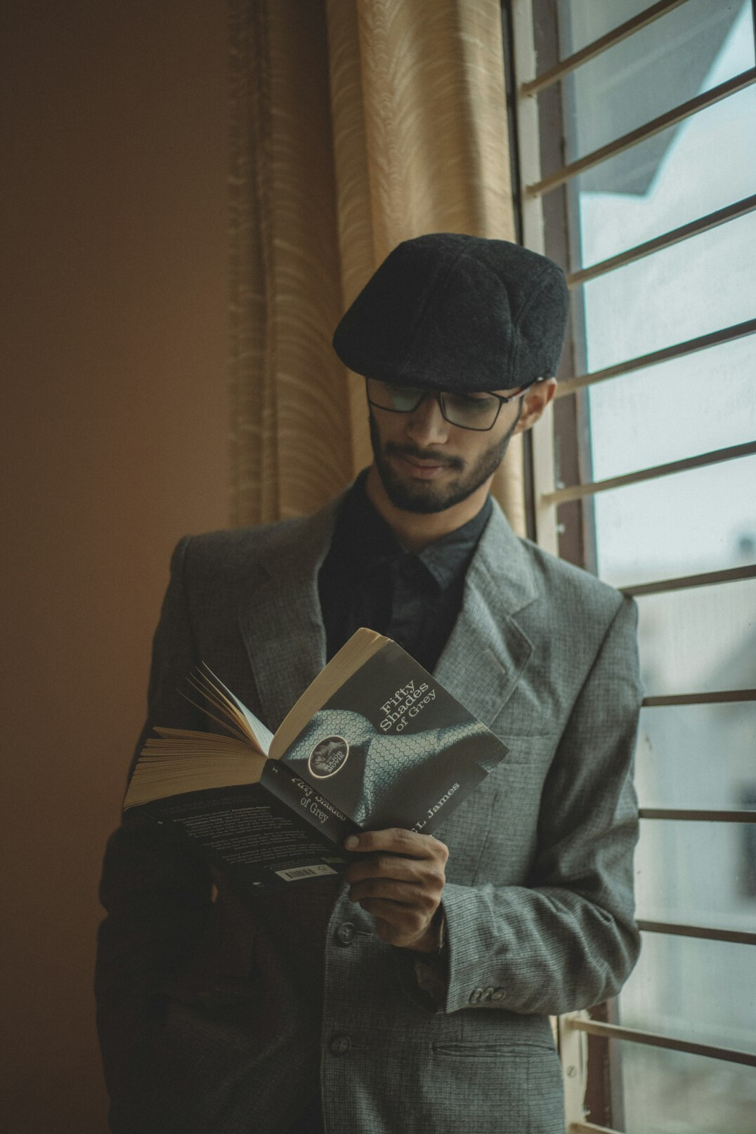 detective examining documents